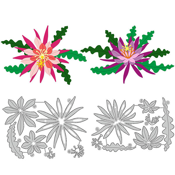 PandaHall GLOBLELAND 2Set 13Pcs Layered Epiphyllum Cutting Dies for DIY Scrapbooking Metal Layering Epiphyllum Die Cuts Embossing Stencils...
PandaHall GLOBLELAND 2Set 13Pcs Layered Epiphyllum Cutting Dies for DIY Scrapbooking Metal Layering Epiphyllum Die Cuts Embossing Stencils...