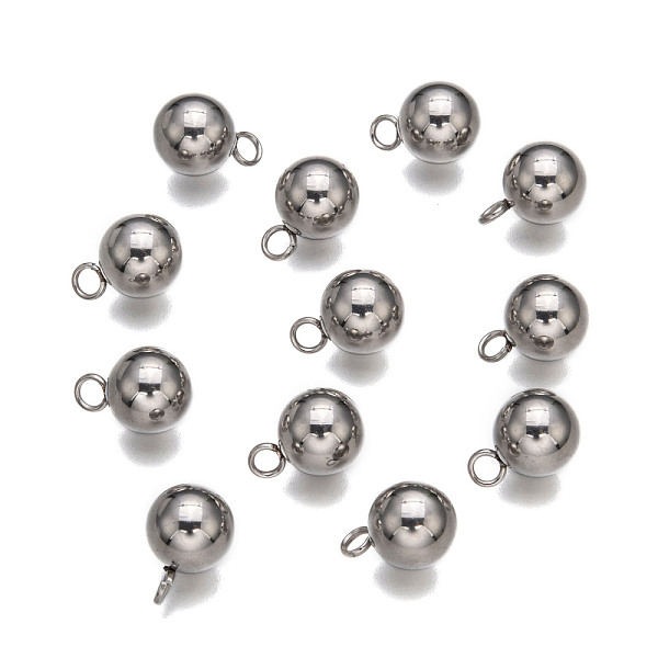 PandaHall 201 Stainless Steel Pendants, Round, Stainless Steel Color, 11x8mm, Hole: 2mm 201 Stainless Steel Round
PandaHall 201 Stainless Steel Pendants, Round, Stainless Steel Color, 11x8mm, Hole: 2mm 201 Stainless Steel Round