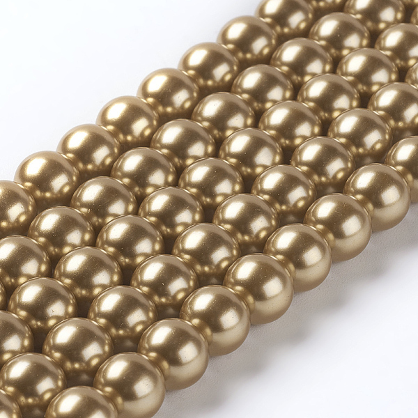 PandaHall Eco-Friendly Dyed Glass Pearl Round Beads Strands, Grade A, Cotton Cord Threaded, Peru, 8mm, Hole: 0.7~1.1mm, about 52pcs/strand..., Brown
PandaHall Eco-Friendly Dyed Glass Pearl Round Beads Strands, Grade A, Cotton Cord Threaded, Peru, 8mm, Hole: 0.7~1.1mm, about 52pcs/strand..., Brown