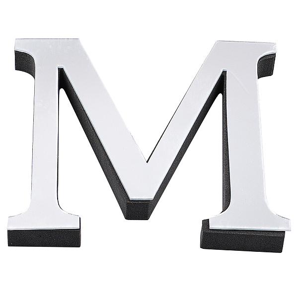 PandaHall CREATCABIN Acrylic Mirror Wall Stickers Decal, with EVA Foam, Alphabet, Letter.M, 100x105x1mm, Foam: 100x105x11mm Acrylic Letter M..., Silver
PandaHall CREATCABIN Acrylic Mirror Wall Stickers Decal, with EVA Foam, Alphabet, Letter.M, 100x105x1mm, Foam: 100x105x11mm Acrylic Letter M..., Silver
