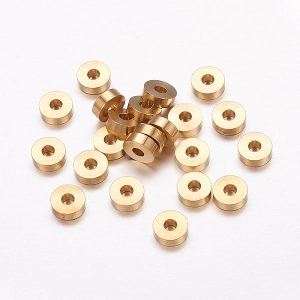 PandaHall Brass Spacer Beads, Rondelle, Golden, 6x2mm, Hole: 2mm Brass Rondelle
PandaHall Brass Spacer Beads, Rondelle, Golden, 6x2mm, Hole: 2mm Brass Rondelle