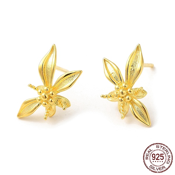 PandaHall 925 Sterling Silver Stud Earring Findings, Flower, for Half Drilled Beads, Real 18K Gold Plated, 14x7.5x4mm, Pin: 0.6mm Sterling...
PandaHall 925 Sterling Silver Stud Earring Findings, Flower, for Half Drilled Beads, Real 18K Gold Plated, 14x7.5x4mm, Pin: 0.6mm Sterling...