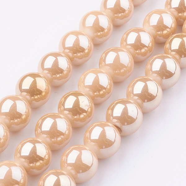 PandaHall Glass Beads Strands, Round, Bisque, 8mm, Hole: 1mm, about 50pcs/strand, 15.35 inch~15.7 inch(39cm~40cm) Glass Round Orange
PandaHall Glass Beads Strands, Round, Bisque, 8mm, Hole: 1mm, about 50pcs/strand, 15.35 inch~15.7 inch(39cm~40cm) Glass Round Orange