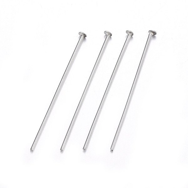 PandaHall 304 Stainless Steel Flat Head Pins, Stainless Steel Color, 25.5x0.6mm, Head: 1.5mm 304 Stainless Steel
PandaHall 304 Stainless Steel Flat Head Pins, Stainless Steel Color, 25.5x0.6mm, Head: 1.5mm 304 Stainless Steel