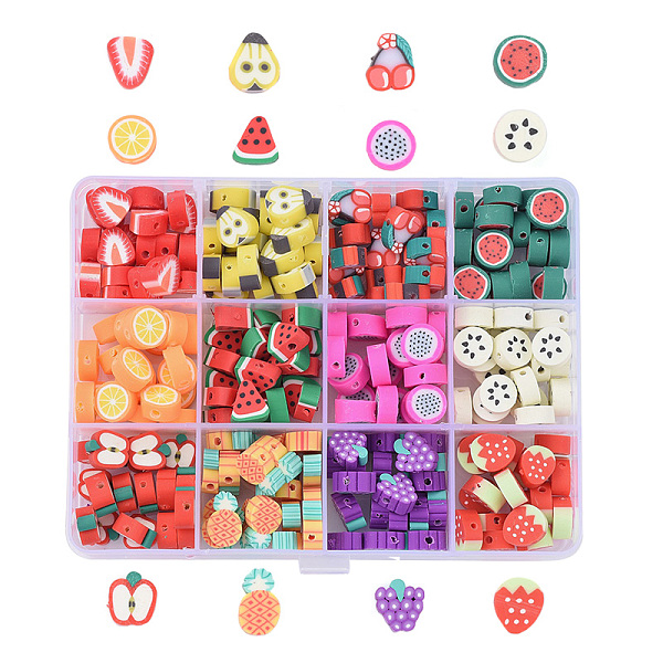 PandaHall 240Pcs 12 Kinds of Fruit Handmade Polymer Clay Beads, for Jewelry Making Bracelets Necklaces Earrings, Mixed Color, 240pcs/box..., Multicolor
PandaHall 240Pcs 12 Kinds of Fruit Handmade Polymer Clay Beads, for Jewelry Making Bracelets Necklaces Earrings, Mixed Color, 240pcs/box..., Multicolor