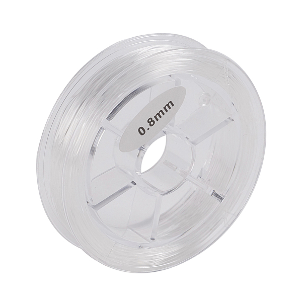 PandaHall Round Japanese Elastic Crystal String, Elastic Beading Thread, for Stretch Bracelet Making, Clear, 0.8mm, about 12.02 yards...
PandaHall Round Japanese Elastic Crystal String, Elastic Beading Thread, for Stretch Bracelet Making, Clear, 0.8mm, about 12.02 yards...