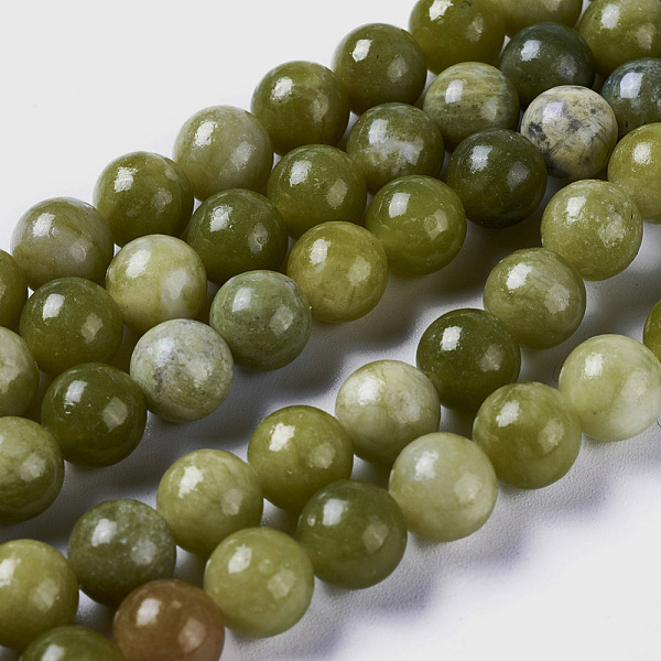 PandaHall Natural Chinese Jade/Southern Jade Beads Strands, Round, 8mm, Hole: 1.1mm, about 48pcs/strand, 15.4 inch Chinese Jade Round Green
PandaHall Natural Chinese Jade/Southern Jade Beads Strands, Round, 8mm, Hole: 1.1mm, about 48pcs/strand, 15.4 inch Chinese Jade Round Green