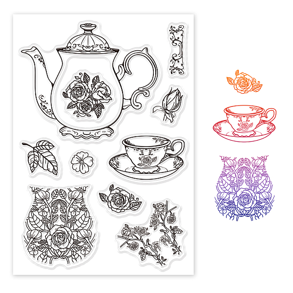 PandaHall PVC Plastic Stamps, for DIY Scrapbooking, Photo Album Decorative, Cards Making, Stamp Sheets, Teapot Pattern, 16x11x0.3cm Plastic...
PandaHall PVC Plastic Stamps, for DIY Scrapbooking, Photo Album Decorative, Cards Making, Stamp Sheets, Teapot Pattern, 16x11x0.3cm Plastic...