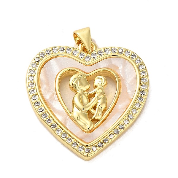 PandaHall Mother's Day Brass Micro Pave Clear Cubic Zirconia Pendants, Real 16K Gold Plated, with Shell, Heart, 26.5x25x4mm, Hole: 4x3.5mm...
PandaHall Mother's Day Brass Micro Pave Clear Cubic Zirconia Pendants, Real 16K Gold Plated, with Shell, Heart, 26.5x25x4mm, Hole: 4x3.5mm...