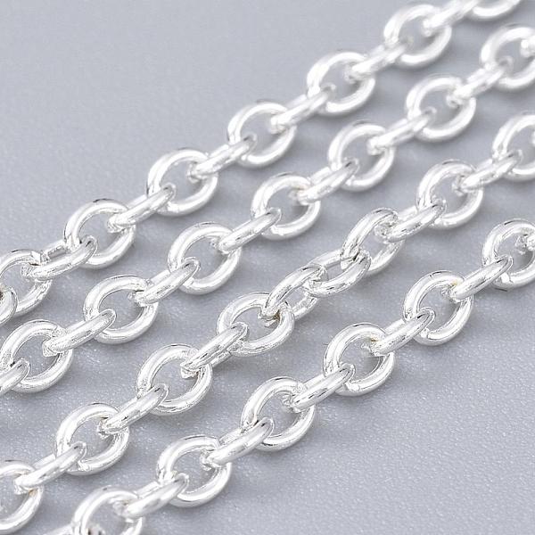 PandaHall Iron Cable Chains, Unwelded, Oval, Lead Free, Silver Color Plated, 3x2x0.5mm Iron Silver
PandaHall Iron Cable Chains, Unwelded, Oval, Lead Free, Silver Color Plated, 3x2x0.5mm Iron Silver