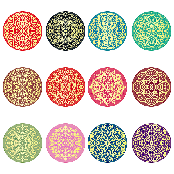 PandaHall Paper Self Adhesive Gold Foil Embossed Stickers, Colorful Round Dot Decals for Seal Decoration, DIY ScrapbookScrapbook, Flower...
PandaHall Paper Self Adhesive Gold Foil Embossed Stickers, Colorful Round Dot Decals for Seal Decoration, DIY ScrapbookScrapbook, Flower...