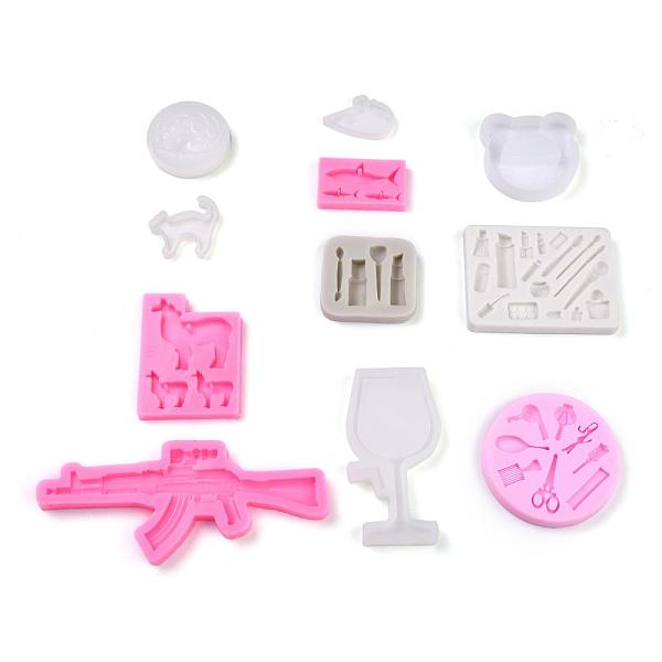 PandaHall Silicone Molds, Resin Casting Molds, For UV Resin, Epoxy Resin Jewelry Making, Mixed Shape, White, 32~150x17~85x6~62mm Silicone...
PandaHall Silicone Molds, Resin Casting Molds, For UV Resin, Epoxy Resin Jewelry Making, Mixed Shape, White, 32~150x17~85x6~62mm Silicone...