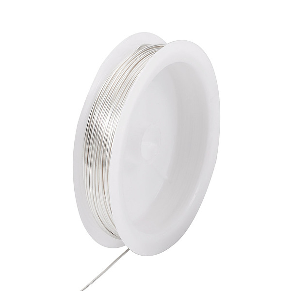 PandaHall Copper Wire, Round, for Jewelry Making, Silver, 20 Gauge, 0.8mm, about 26.25 Feet(8m)/Roll Copper Round
PandaHall Copper Wire, Round, for Jewelry Making, Silver, 20 Gauge, 0.8mm, about 26.25 Feet(8m)/Roll Copper Round