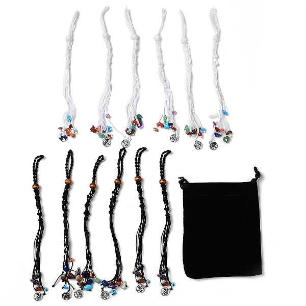 PandaHall 12Pcs Tree of Life Braided Nylon Cord Macrame Pouch Pendant Decorations, Tumbled Gemstone Beaded Hanging Ornament, Interchangeable..., Multicolor
PandaHall 12Pcs Tree of Life Braided Nylon Cord Macrame Pouch Pendant Decorations, Tumbled Gemstone Beaded Hanging Ornament, Interchangeable..., Multicolor