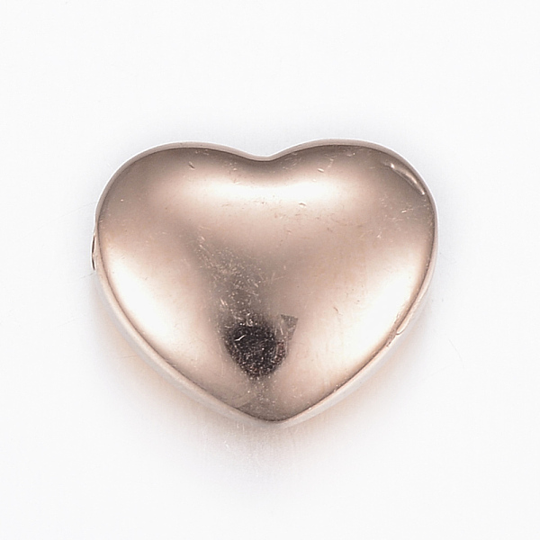 PandaHall Ion Plating(IP) 304 Stainless Steel Beads, Heart, Rose Gold, 10x12x5mm, Hole: 1.6mm 304 Stainless Steel Heart
PandaHall Ion Plating(IP) 304 Stainless Steel Beads, Heart, Rose Gold, 10x12x5mm, Hole: 1.6mm 304 Stainless Steel Heart