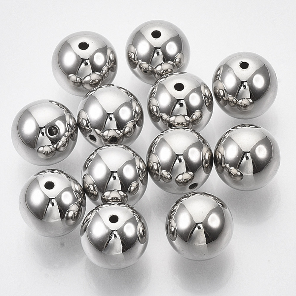 PandaHall CCB Plastic Beads, for DIY Jewelry Making, Round, Platinum, 12x11.5mm, Hole: 2mm, about 510pcs/500g Plastic Round
PandaHall CCB Plastic Beads, for DIY Jewelry Making, Round, Platinum, 12x11.5mm, Hole: 2mm, about 510pcs/500g Plastic Round
