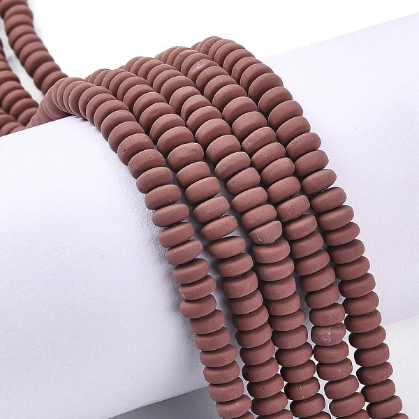PandaHall Handmade Polymer Clay Beads Strands, for DIY Jewelry Crafts Supplies, Flat Round, Saddle Brown, 6~7x3mm, Hole: 1.5mm, about...
PandaHall Handmade Polymer Clay Beads Strands, for DIY Jewelry Crafts Supplies, Flat Round, Saddle Brown, 6~7x3mm, Hole: 1.5mm, about...