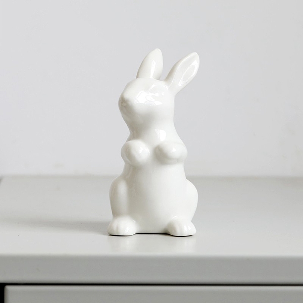 PandaHall Easter Theme Ceramic Rabbit Figurines, for Home Office Desktop Decoration, White, 50x100mm Ceramics Rabbit White
PandaHall Easter Theme Ceramic Rabbit Figurines, for Home Office Desktop Decoration, White, 50x100mm Ceramics Rabbit White