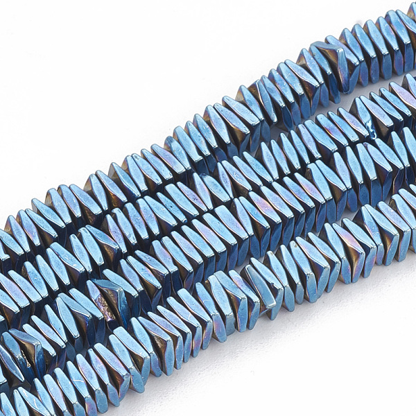 PandaHall Electroplate Non-magnetic Synthetic Hematite Beads Strands, Faceted, Square Heishi Beads, Blue Plated, 4x4x1mm, Hole: 1mm, about...
PandaHall Electroplate Non-magnetic Synthetic Hematite Beads Strands, Faceted, Square Heishi Beads, Blue Plated, 4x4x1mm, Hole: 1mm, about...