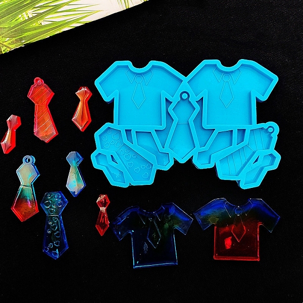 PandaHall DIY Pendant Silicone Molds, Resin Casting Molds, for UV Resin, Epoxy Resin Craft Making, Clothes, 78x132x7mm, Hole: 2.5mm, Inner...
PandaHall DIY Pendant Silicone Molds, Resin Casting Molds, for UV Resin, Epoxy Resin Craft Making, Clothes, 78x132x7mm, Hole: 2.5mm, Inner...