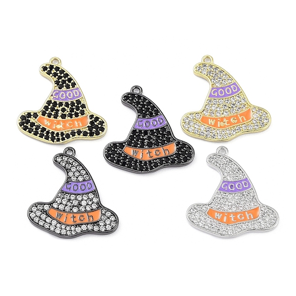 PandaHall Rack Plating Brass Cubic Zirconia Pendants, Enamel, Lead Free & Cadmium Free, Long-Lasting, Hat Charm, Mixed Color, 22.5x21.5x2mm..., Multicolor
PandaHall Rack Plating Brass Cubic Zirconia Pendants, Enamel, Lead Free & Cadmium Free, Long-Lasting, Hat Charm, Mixed Color, 22.5x21.5x2mm..., Multicolor