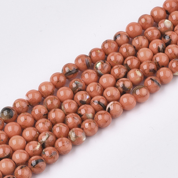 PandaHall Assembled Synthetic Turquoise and Shell Beads Strands, Dyed, Round, Coral, 4mm, Hole: 0.5mm, about 95pcs/strand, 15.7 inch..., Red
PandaHall Assembled Synthetic Turquoise and Shell Beads Strands, Dyed, Round, Coral, 4mm, Hole: 0.5mm, about 95pcs/strand, 15.7 inch..., Red