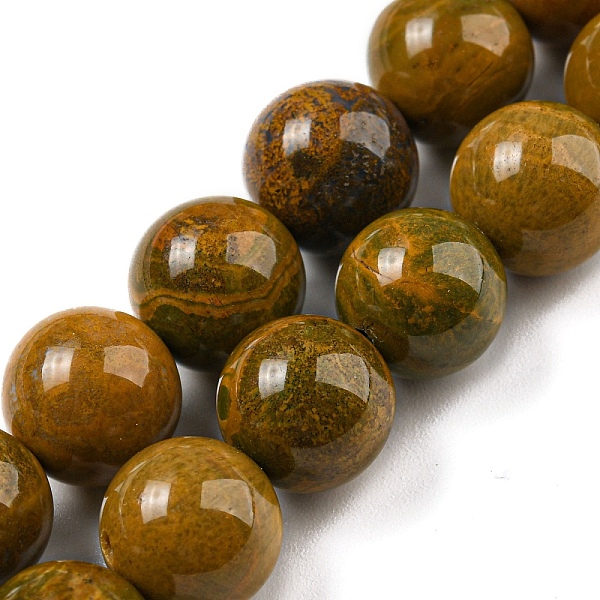 PandaHall Natural Ocean Jasper Beads Strands, Round, 10mm, Hole: 0.9mm, about 38~40pcs/strand, 15.47''~15.87''(39.3~40.3cm) Ocean Jasper...
PandaHall Natural Ocean Jasper Beads Strands, Round, 10mm, Hole: 0.9mm, about 38~40pcs/strand, 15.47''~15.87''(39.3~40.3cm) Ocean Jasper...