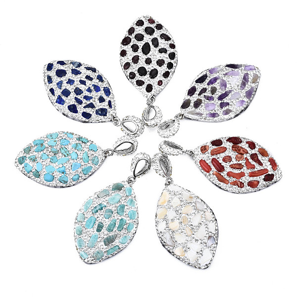 PandaHall Polymer Clay Rhinestone Pendants, with Gemstone Chip/Natural Shell Chip and PU Leather, Horse Eye, Platinum, PP12(1.8~1.9mm)..., Clear
PandaHall Polymer Clay Rhinestone Pendants, with Gemstone Chip/Natural Shell Chip and PU Leather, Horse Eye, Platinum, PP12(1.8~1.9mm)..., Clear