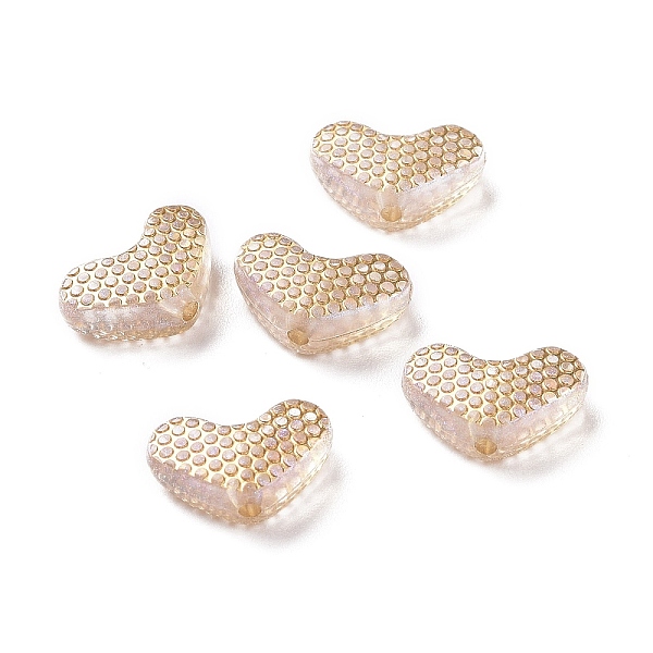 PandaHall Plating Transparent Acrylic Beads, Golden Metal Enlaced, Heart, Clear, 8x13x5mm, Hole: 1.4mm, 1560pcs/500g Acrylic Heart Clear
PandaHall Plating Transparent Acrylic Beads, Golden Metal Enlaced, Heart, Clear, 8x13x5mm, Hole: 1.4mm, 1560pcs/500g Acrylic Heart Clear