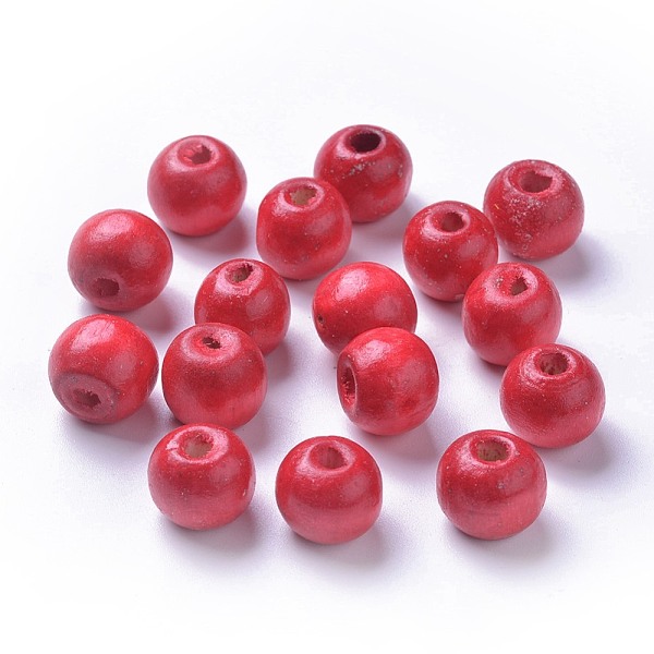 PandaHall Dyed Natural Wood Beads, Round, Lead Free, Red, 12x11mm, Hole: 4mm, about 1800pcs/1000g Maple Wood Round Red
PandaHall Dyed Natural Wood Beads, Round, Lead Free, Red, 12x11mm, Hole: 4mm, about 1800pcs/1000g Maple Wood Round Red