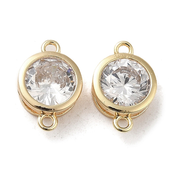 PandaHall Brass Connector Charms, with Clear Glass, Flat Round Links, Real 18K Gold Plated, 7.5x11x3.5mm, Hole: 1mm Brass+Glass Flat Round...
PandaHall Brass Connector Charms, with Clear Glass, Flat Round Links, Real 18K Gold Plated, 7.5x11x3.5mm, Hole: 1mm Brass+Glass Flat Round...