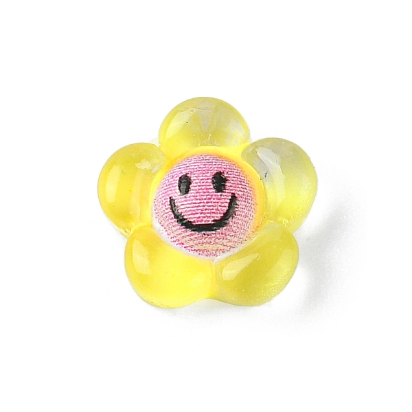 PandaHall Translucent Resin Cabochons, Flower with Smiling Face, Yellow, 9x9x3.3mm Resin Flower Yellow
PandaHall Translucent Resin Cabochons, Flower with Smiling Face, Yellow, 9x9x3.3mm Resin Flower Yellow