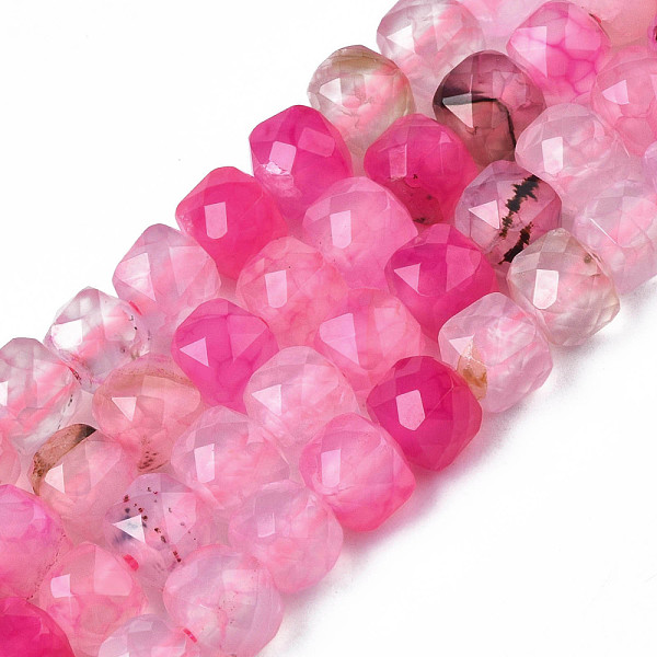 PandaHall Natural Agate Beads Strands, Faceted, Dyed, Faceted, Cube, Hot Pink, 5x5.5x5.5mm, Hole: 1mm, about 61~62pcs/strand, 12.20...
PandaHall Natural Agate Beads Strands, Faceted, Dyed, Faceted, Cube, Hot Pink, 5x5.5x5.5mm, Hole: 1mm, about 61~62pcs/strand, 12.20...