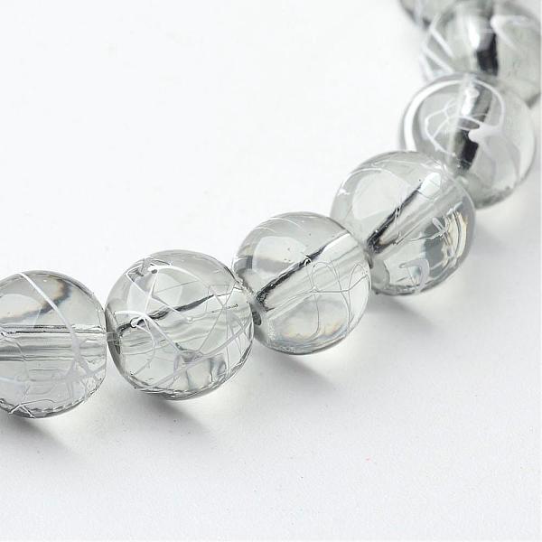PandaHall Drawbench Transparent Glass Round Beads Strands, Spray Painted, Light Grey, 8mm, Hole: 1.3~1.6mm, about 100pcs/strand, 31.4 inch..., Gray
PandaHall Drawbench Transparent Glass Round Beads Strands, Spray Painted, Light Grey, 8mm, Hole: 1.3~1.6mm, about 100pcs/strand, 31.4 inch..., Gray