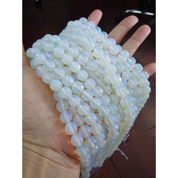 PandaHall Opalite Beads Strands, Faceted Round, 9~9.5mm, Hole: 1.2mm, about 38pcs/strand, 14.5 inch Opalite Round
PandaHall Opalite Beads Strands, Faceted Round, 9~9.5mm, Hole: 1.2mm, about 38pcs/strand, 14.5 inch Opalite Round