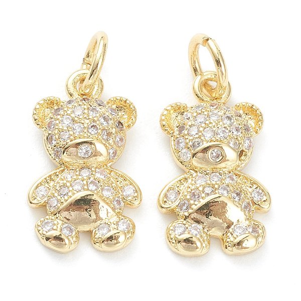 PandaHall Brass Micro Pave Clear Cubic Zirconia Pendants, Long-Lasting Plated, Bear, Real 18K Gold Plated, 14.5x9x3mm, Hole: 3.5mm...
PandaHall Brass Micro Pave Clear Cubic Zirconia Pendants, Long-Lasting Plated, Bear, Real 18K Gold Plated, 14.5x9x3mm, Hole: 3.5mm...