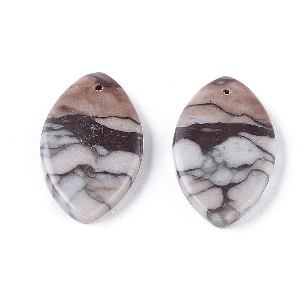 PandaHall Natural Polychrome Jasper/Picasso Stone/Picasso Jasper Pendants, Horse Eye, Camel, 32~32.5x18~18.5x4~4.5mm, Hole: 1.2mm Picasso..., Brown 
PandaHall Natural Polychrome Jasper/Picasso Stone/Picasso Jasper Pendants, Horse Eye, Camel, 32~32.5x18~18.5x4~4.5mm, Hole: 1.2mm Picasso..., Brown