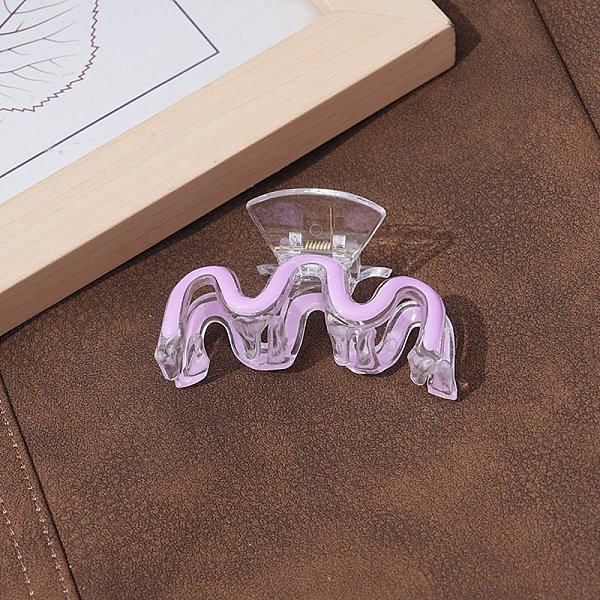 PandaHall Letter M Plastic Enamel Claw Hair Clips, with Iron Clips, for Women Girls, Lilac, 85~90mm Plastic Letter M Purple
PandaHall Letter M Plastic Enamel Claw Hair Clips, with Iron Clips, for Women Girls, Lilac, 85~90mm Plastic Letter M Purple