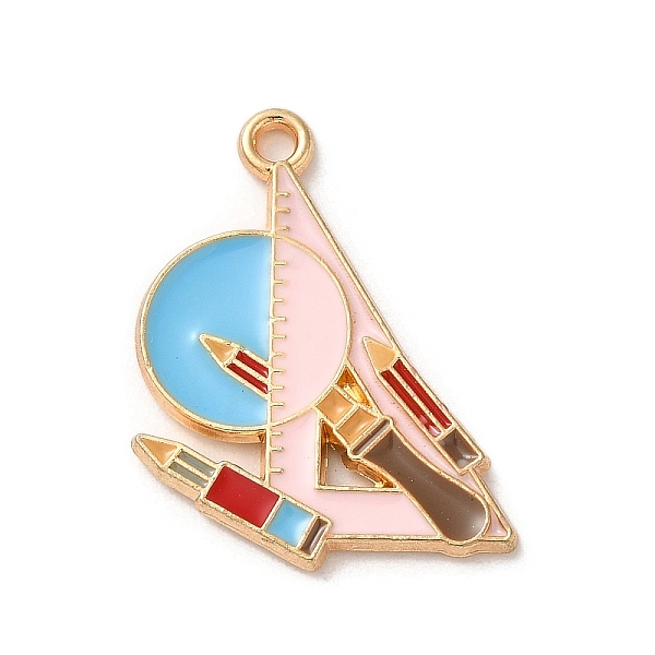 PandaHall Alloy Enamel Pendants, Ruler Charm, Golden, Pink, 27x15.5x1.5mm, Hole: 1.8mm Alloy+Enamel Others Pink
PandaHall Alloy Enamel Pendants, Ruler Charm, Golden, Pink, 27x15.5x1.5mm, Hole: 1.8mm Alloy+Enamel Others Pink