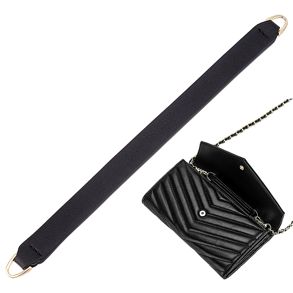 PandaHall Leather Short Bag Straps, with Alloy D-Ring Clasp, Black, 18.6x1.25x0.35cm Leather Black
PandaHall Leather Short Bag Straps, with Alloy D-Ring Clasp, Black, 18.6x1.25x0.35cm Leather Black