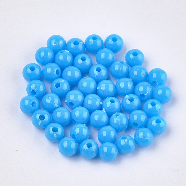 PandaHall Opaque Plastic Beads, Round, Dodger Blue, 6x5.5mm, Hole: 1.8mm, about 4790pcs/500g Plastic Round Blue
PandaHall Opaque Plastic Beads, Round, Dodger Blue, 6x5.5mm, Hole: 1.8mm, about 4790pcs/500g Plastic Round Blue