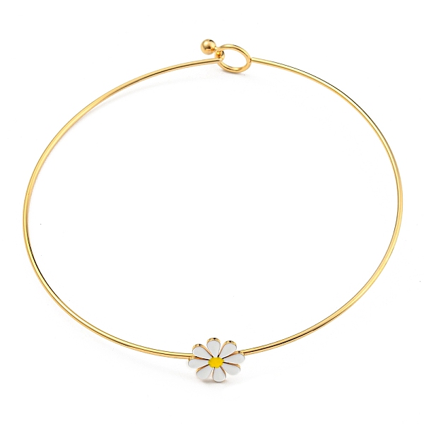 PandaHall 304 Stainless Steel White Enamel Small Daisy Flower Choker Necklaces for Women, Real 18K Gold Plated, Inner Diameter: 4.92 inch...
PandaHall 304 Stainless Steel White Enamel Small Daisy Flower Choker Necklaces for Women, Real 18K Gold Plated, Inner Diameter: 4.92 inch...
