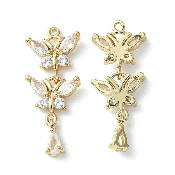 PandaHall Brass Pave Cubic Zirconia Pendants, Butterfly & Teardrop Charm, Light Gold, 28x12x3mm, Hole: 1.2mm Brass+Cubic Zirconia Butterfly..., Clear
PandaHall Brass Pave Cubic Zirconia Pendants, Butterfly & Teardrop Charm, Light Gold, 28x12x3mm, Hole: 1.2mm Brass+Cubic Zirconia Butterfly..., Clear