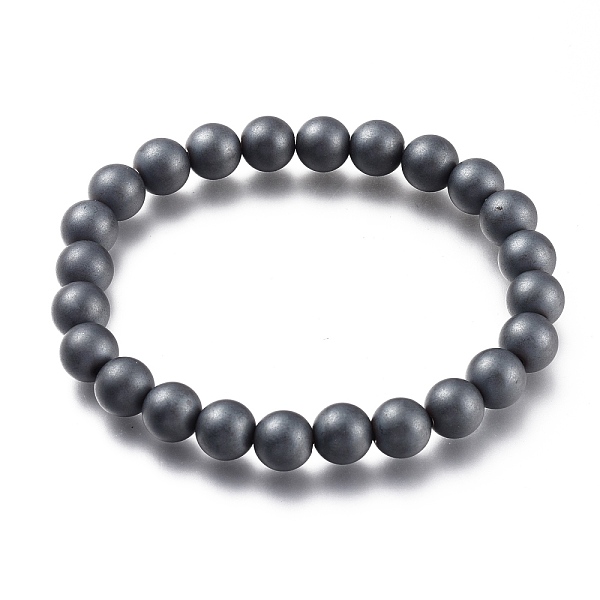 PandaHall Non-magnetic Synthetic Hematite Beads Stretch Bracelets, Round, Inner Diameter: 2-1/4 inch(5.6cm), Bead: 8mm Non-magnetic Hematite
PandaHall Non-magnetic Synthetic Hematite Beads Stretch Bracelets, Round, Inner Diameter: 2-1/4 inch(5.6cm), Bead: 8mm Non-magnetic Hematite