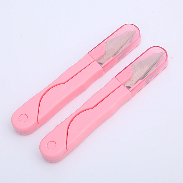 PandaHall Steel Sewing Scissors, with Plastic Handle and Protect Cover, Pink, 11.5x1.7cm Steel Pink
PandaHall Steel Sewing Scissors, with Plastic Handle and Protect Cover, Pink, 11.5x1.7cm Steel Pink