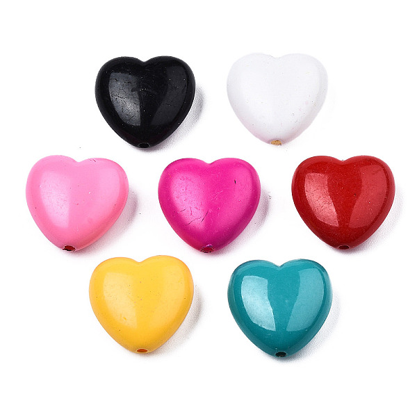 PandaHall Opaque Acrylic Beads, Heart, Mixed Color, 17x18x8.5mm, Hole: 1.6mm Acrylic Heart Multicolor
PandaHall Opaque Acrylic Beads, Heart, Mixed Color, 17x18x8.5mm, Hole: 1.6mm Acrylic Heart Multicolor