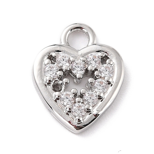 PandaHall Eco-Friendly Brass Micro Pave Clear Cubic Zirconia Charms, Cadmium Free & Lead Free, Heart, Real Platinum Plated, 13.5x10.5x2mm...
PandaHall Eco-Friendly Brass Micro Pave Clear Cubic Zirconia Charms, Cadmium Free & Lead Free, Heart, Real Platinum Plated, 13.5x10.5x2mm...
