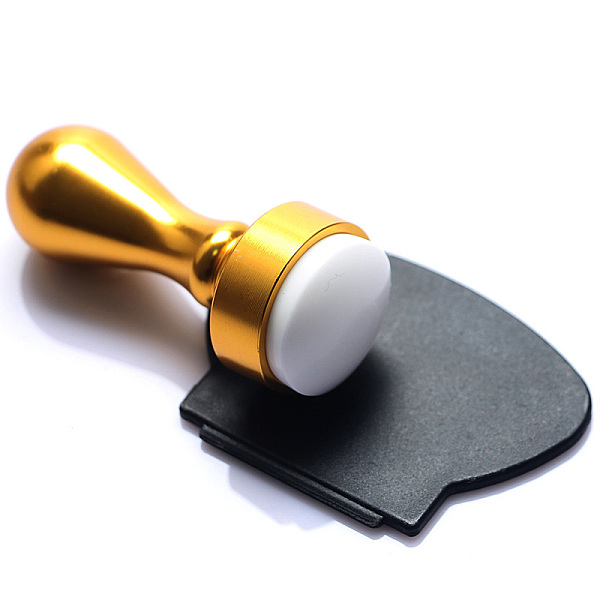 PandaHall Silicone Nail Art Seal Stamp and Scraper Set, Nail Printing Template Tool, Golden Alloy
PandaHall Silicone Nail Art Seal Stamp and Scraper Set, Nail Printing Template Tool, Golden Alloy