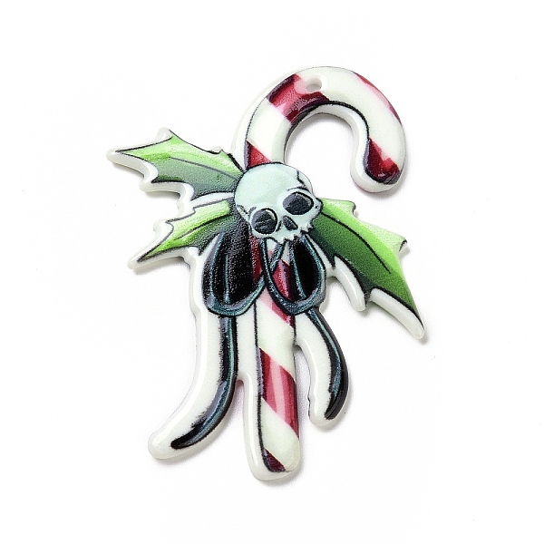 PandaHall Printed Acrylic Pendants, for Christmas, Candy Cane Pattern, 49x35x2mm, Hole: 1.8mm Acrylic Candy Cane Green
PandaHall Printed Acrylic Pendants, for Christmas, Candy Cane Pattern, 49x35x2mm, Hole: 1.8mm Acrylic Candy Cane Green
