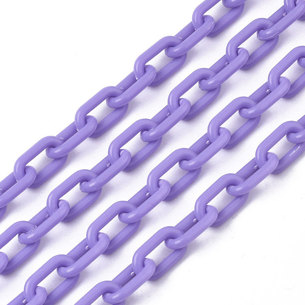 PandaHall Opaque Acrylic Cable Chains, Oval, Medium Purple, 13x8x2mm, 19.68 inch(50cm)/strand Acrylic Purple
PandaHall Opaque Acrylic Cable Chains, Oval, Medium Purple, 13x8x2mm, 19.68 inch(50cm)/strand Acrylic Purple
